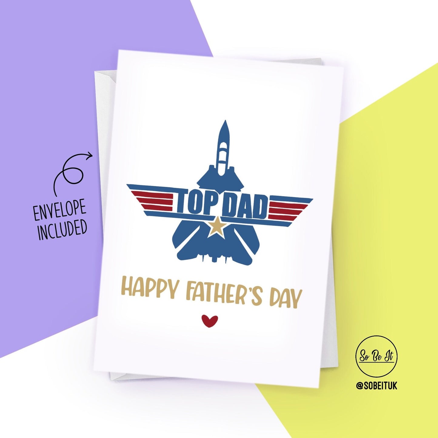 Top Gun - Dad - Card