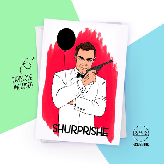 Sean Connory - 007 - Surprishe - Card