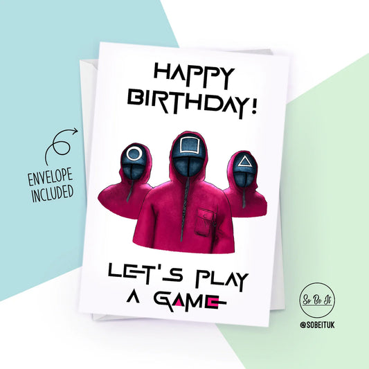 Squid Game - Birthday Card